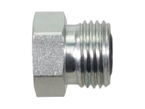 Hydraulic ORFS Blanking Plug 11/16in UNF Steel Seal Cap - Sparex Part S.20864