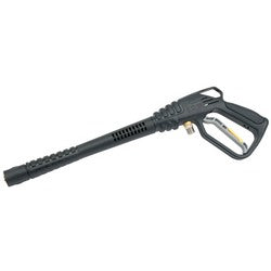 A Draper Heavy Duty Gun For Hpw3000 - APPW15, a black pressure washer spray gun with a long nozzle and a trigger handle.