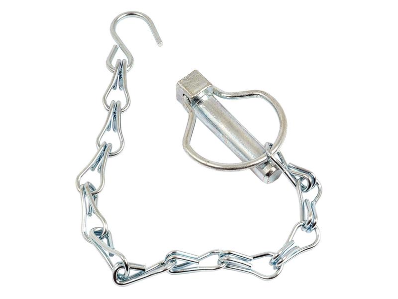 Pear Linch Pin Chain & Hook Assembly with Pin Ø11mm | S.20