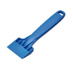 The Draper - Glazing Shovel, crafted by Draper, is a durable ice scraper made from heavy-duty ABS plastic. It features a wide, flat blade and an easy-grip handle with a hole for hanging.