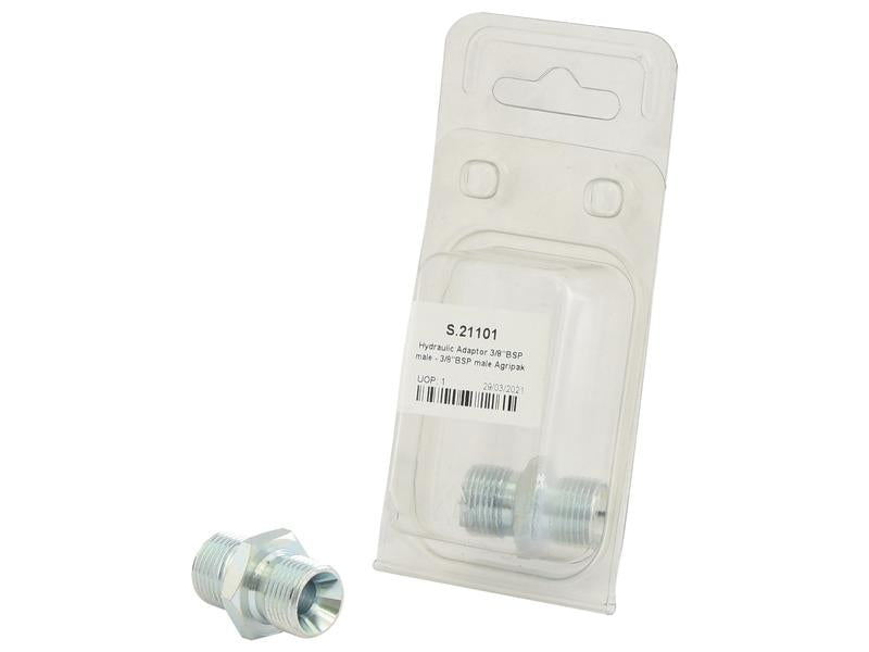 Agripak Hydraulic Adaptor 3/8'' BSP Male x 3/8'' BSP Male | S.21101