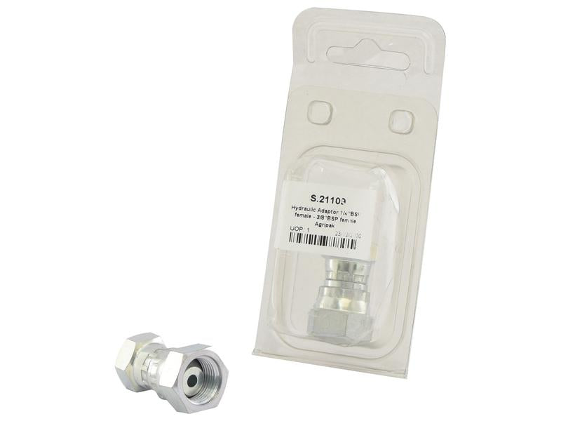Agripak Hydraulic Adaptor 1/4'' BSP Swivel Female x 3/8'' BSP | S.21109