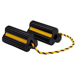 Heavy Duty Rubber Wheel Chocks, 3 Tonne (Pair) | Rwc4