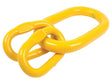 The Sparex Chain Master Link, designed for a chain diameter of 13mm, features yellow metal links connected in a toggle-like fashion and is capable of supporting an impressive Safe Working Load of 11200Kg.