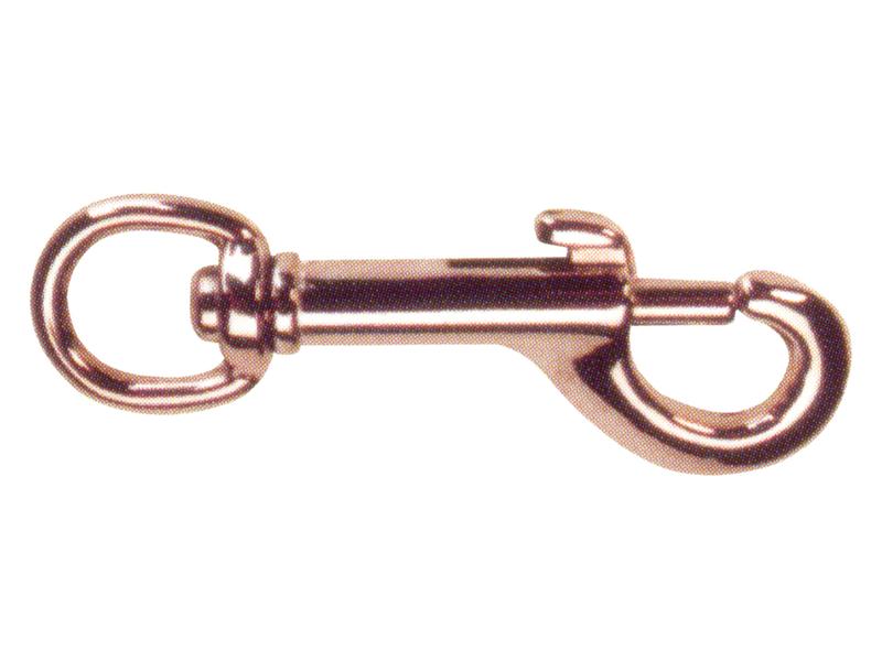 Snap Hook with Swivel End, Ø12.5mm (1/2'') Length: 75mm (3'') | Sparex Part Number: S.21575