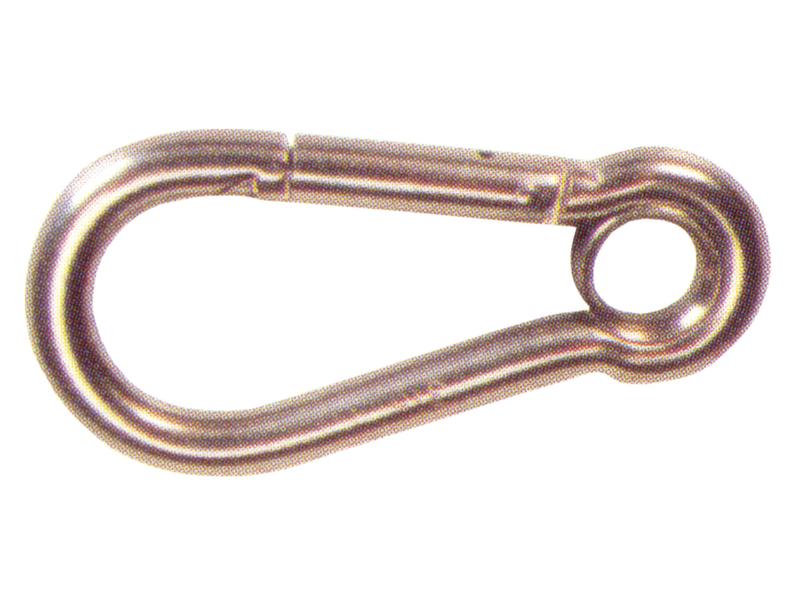 Sparex Snap Hook Ø7mm x 70mm Heavy-Duty Steel Fastener | S.21605