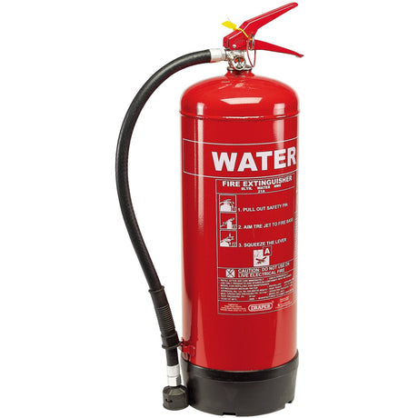Draper Pressurized Water Fire Extinguisher, 9L - FIRE5B - Farming Parts