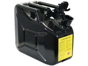 Metal Jerry Can - Black 10 ltr(s) (Diesel) | Sparex Part No.S.21696