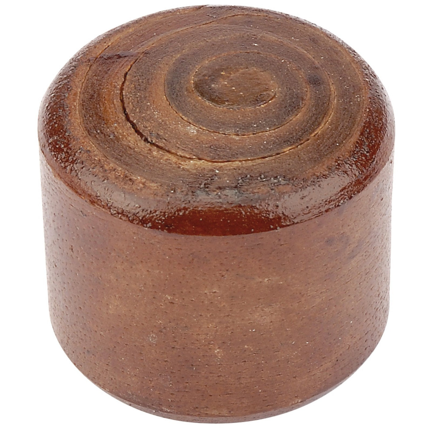 A Draper 38mm cylindrical rawhide face with a concentric circular pattern on the top surface, specifically designed for the 20088 Copper/Rawhide Hammer (210D/RF).