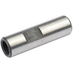 A cylindrical metal dowel pin with slightly beveled edges and a grooved center, available as the Draper - Spare Jaw Case For 270A by Draper.