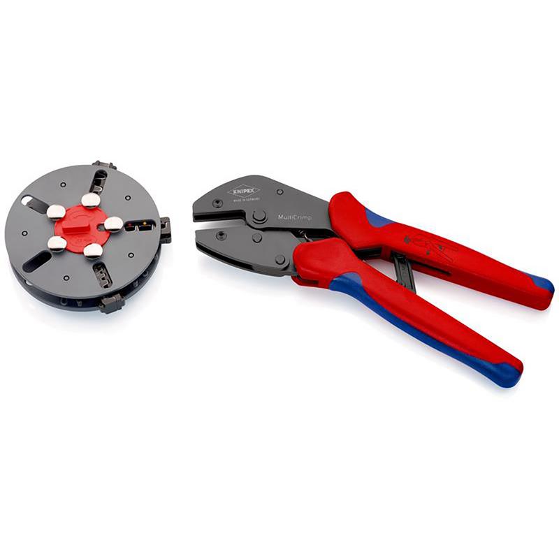 KNIPEX 97 33 01 MultiCrimp® Lever Action Crimping Pliers, 0.25 6.0 mm² Capacity, 250mm