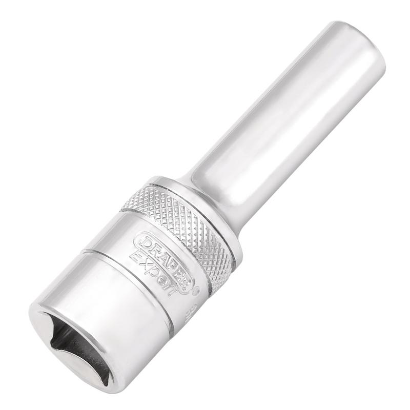 Draper Expert HI-TORQ® 12-Point Metric Deep Socket, 1/2" Sq. Dr., 8mm