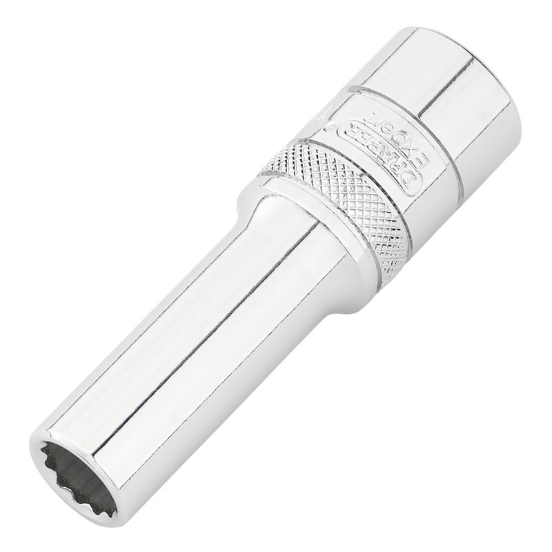 Draper Expert HI-TORQ® 12-Point Metric Deep Socket, 1/2" Sq. Dr., 11mm