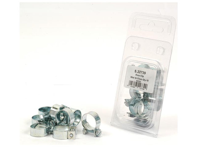 Sparex Agripak 10 pcs. Mini Clip, 14 - 17mm | S.22739 - Product Image 1