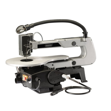 Draper Variable Speed Scroll Saw With Flexible Drive Shaft And Worklight, 405mm, 90W - FS405V - Farming Parts