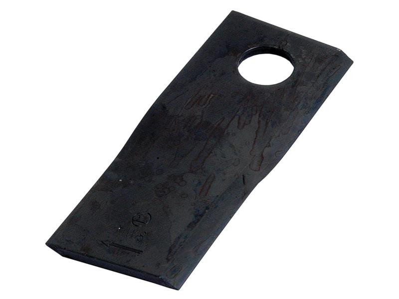 Mower Blade - Twisted blade, top edge sharp & parallel - 118 x 47x4mm - Hole Ø19mm - RH - Replacement for Fella To fit as: 135563 - S.22919 - Farming Parts