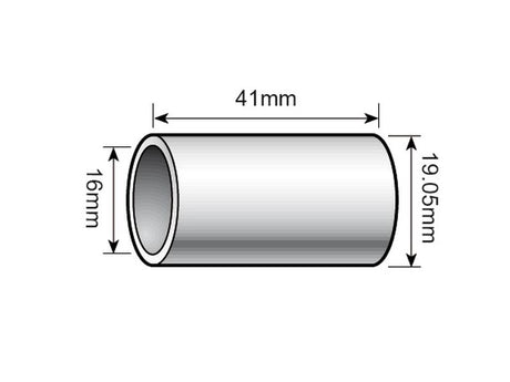 Top Link Conversion Bush CAT. 1 to 0 (Ø19 to 16 MM), Overall Length 41 MM, - Sparex Part S.23366