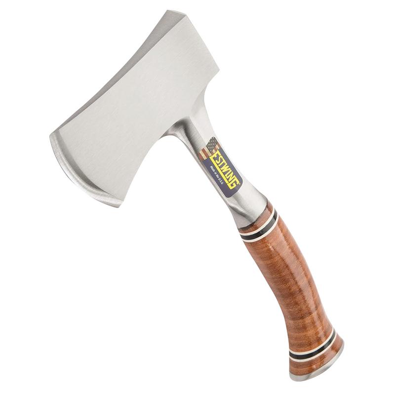 ESTWING E14A SPORTSMAN'S AXE WITH LEATHER GRIP, 3-1/4"/83MM