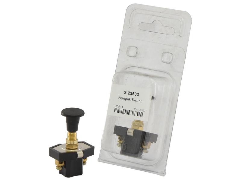 Sparex Agripak 6mm On/Off Electrical Push Pull Switch Durable | S.23533