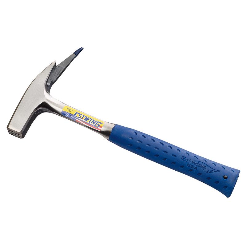 ESTWING E3-239MM MAGNETISED MILLED FACE ROOFERS PICK HAMMER (GERMAN PATTERN), 21OZ/600G
