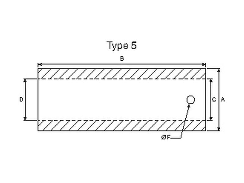 Sparex Loader Tine Bush - Ø50 x 145mm (Ø35) | S.23568 - Product Image 2