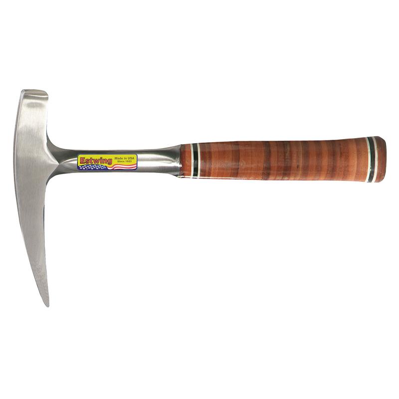 ESTWING E30 POINTED TIP ROCK PICK WITH LEATHER GRIP, 22OZ/616G
