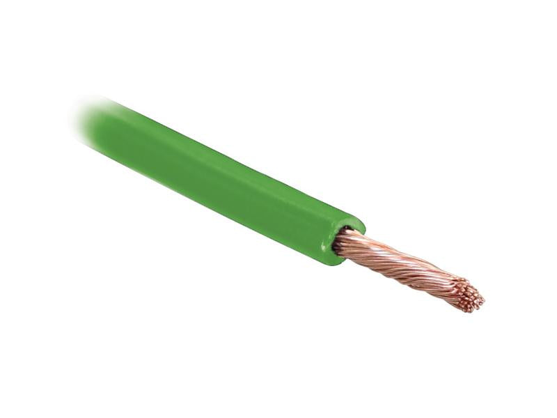 Sparex Electrical Cable 1 Core 2mm² Green 10M Durable PVC | S.23620