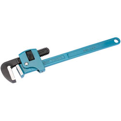 Draper Elora Adjustable Pipe Wrench, 450mm, 52mm - 75-18 - Farming Parts
