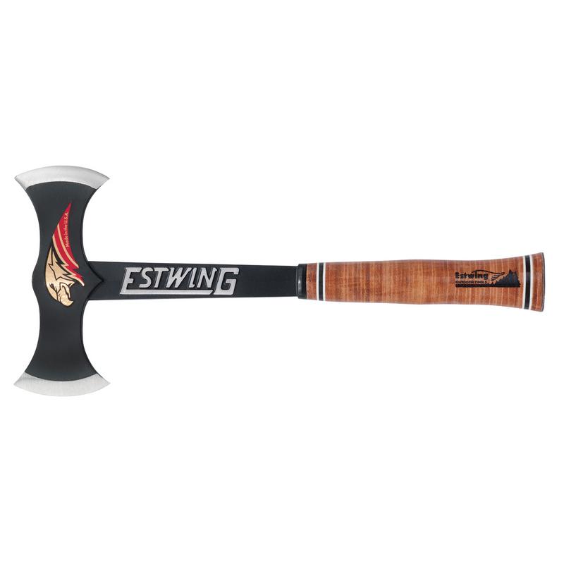 ESTWING EDBA BLACK EAGLE DOUBLE BIT AXE WITH LEATHER GRIP, 17"