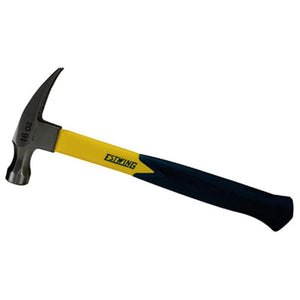 ESTWING EMRF16S SURE STRIKE STRAIGHT CLAW HAMMER WITH FIBREGLASS HANDLE, 16OZ/453G