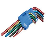 Draper Tx-Star® Security Coloured Hex. Key Set (9 Piece) | Txt9/D