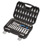 Draper Hi-Torq® Metric Socket And Bit Set, 3/8" Sq. Dr. (58 Piece) | 3/8Ss58