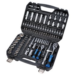 Draper Hi-Torq® Metric Socket And Bit Set, 1/4" And 1/2" Sq. Dr. (110 Piece) | Mixss110