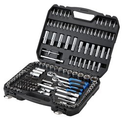 Draper Hi-Torq® Metric Socket And Bit Set, 1/4", 3/8" And 1/2" Sq. Dr. (188 Piece) | Mixss188