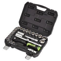 Draper Hi-Torq® Metric Socket Set, 1/2" Sq. Dr. (27 Piece) | 1/2Ss27