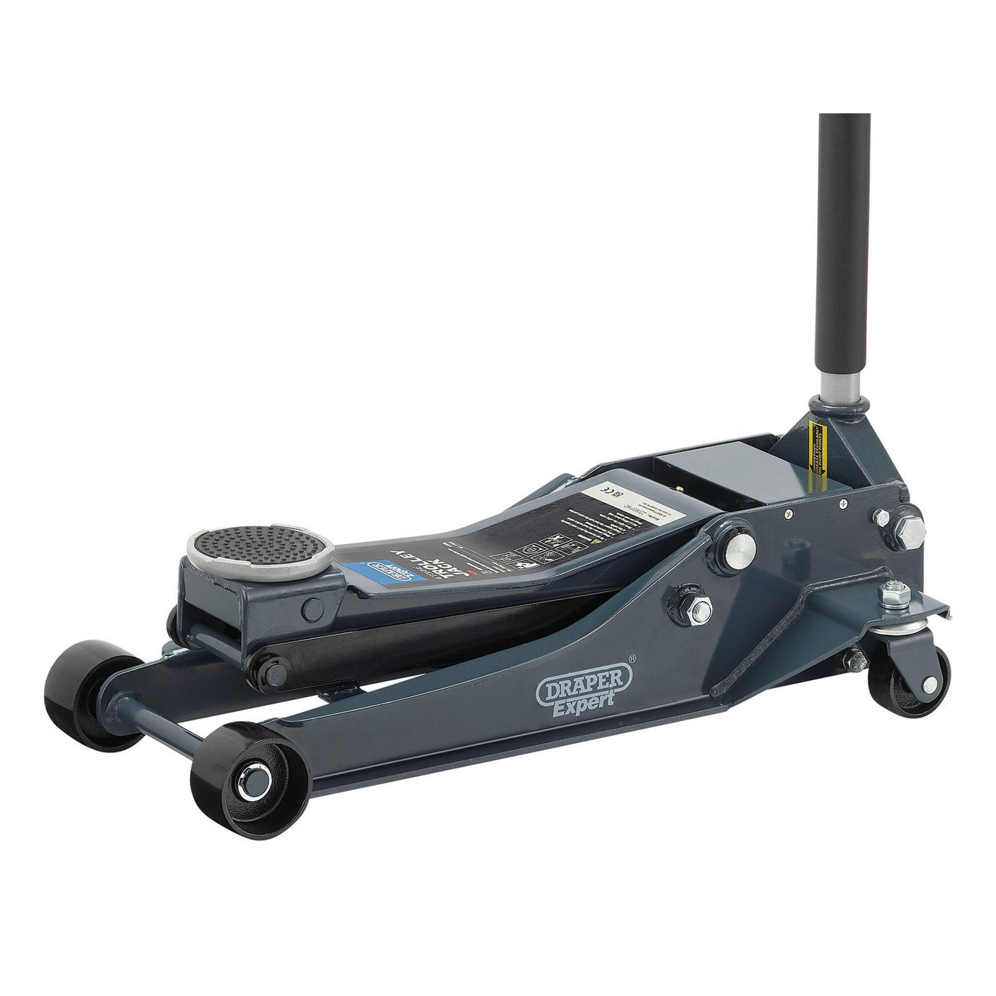 Draper Expert Professional Low Profile Garage Trolley Jack, 4 Tonne - TJ4-PRO - Farming Parts