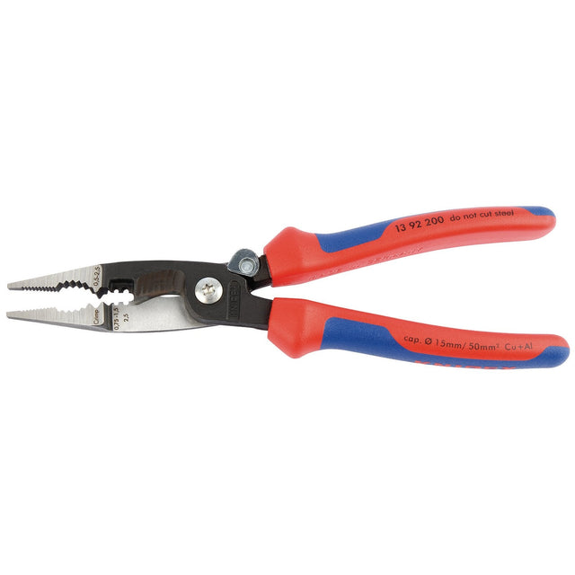 Draper Knipex 13 92 200Sb Electricians Universal Installation Pliers - 13 92 200 - Farming Parts