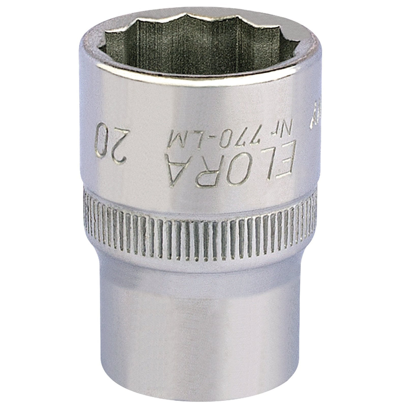 Draper Elora Bi-Hexagon Socket, 1/2" Sq. Dr., 20mm - 770-LM 20 - Farming Parts