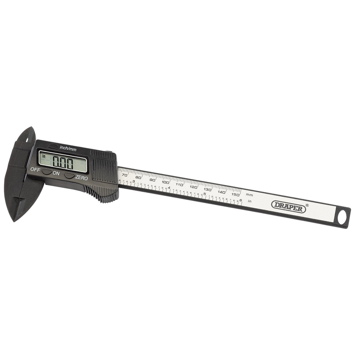 Draper Carbon Fibre Digital Caliper Gauge, 150mm Or 6" - CFCG6 - Farming Parts