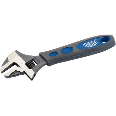 Draper Soft Grip Crescent-Type Adjustable Wrench, 150mm, 19mm - AWSG - Farming Parts