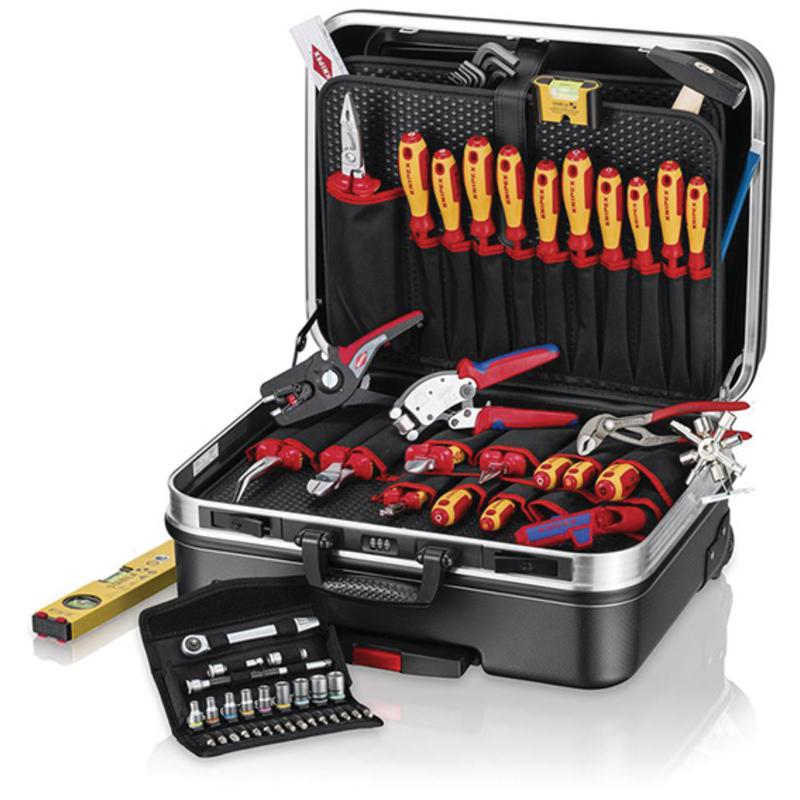 KNIPEX 00 21 06 TOOL CASE "BIG BASIC MOVE" ELECTRICPLUS, 68 PARTS