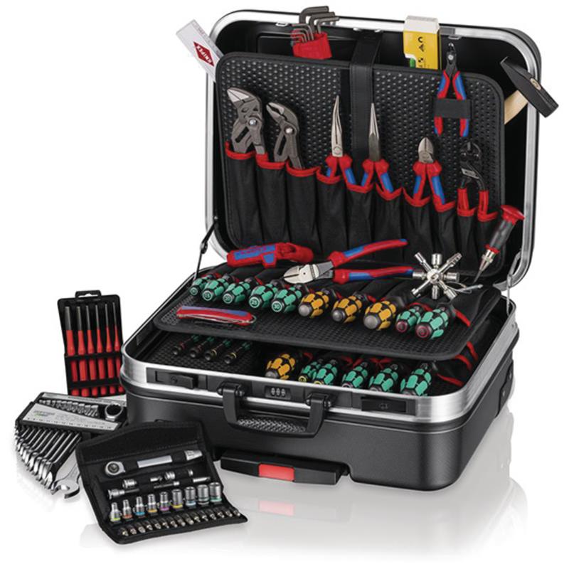 KNIPEX 00 21 06 M TOOL CASE “BIG BASIC MOVE” MECHANIC, 90 PARTS