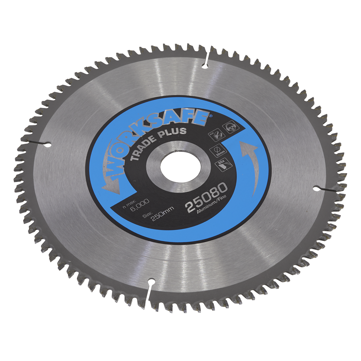 Aluminium Cutting TCT Saw Blade Ø250 x 30mm - 80tpu - 25080/Ali - Farming Parts