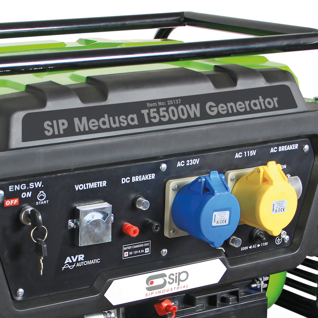 SIP MEDUSA T5500W Petrol Generator with AVR & Wheels - SIP-25137