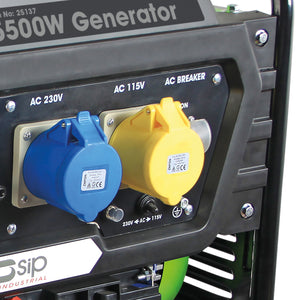 SIP MEDUSA T5500W Petrol Generator with AVR & Wheels - SIP-25137