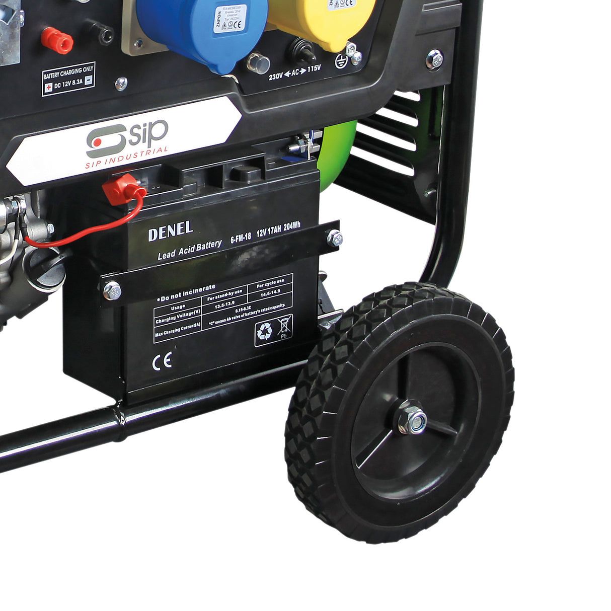SIP MEDUSA T5500W Petrol Generator with AVR & Wheels - SIP-25137