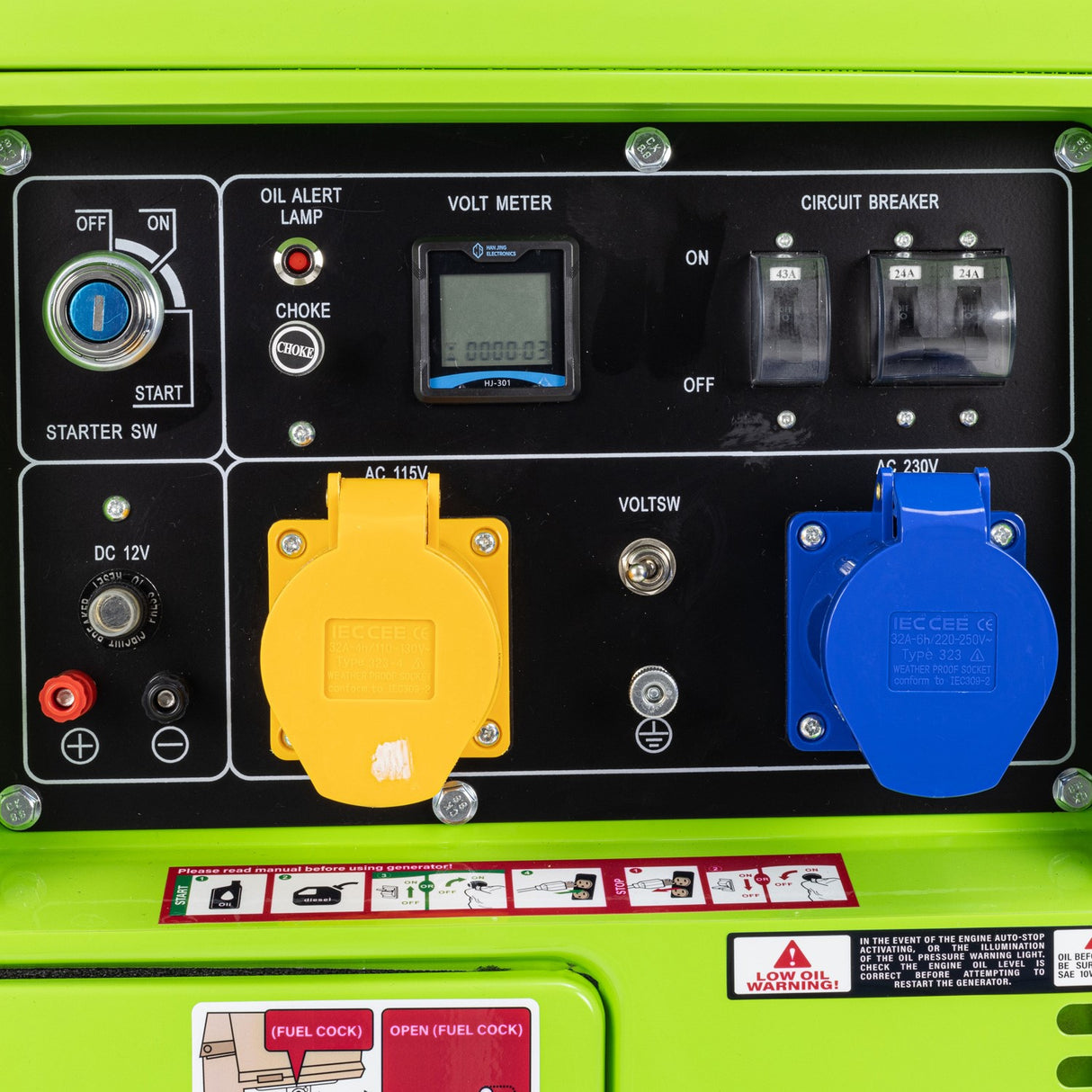 SIP MEDUSA T5500 Diesel Generator Silenced 5.5kW AVR Mobile IP-25153