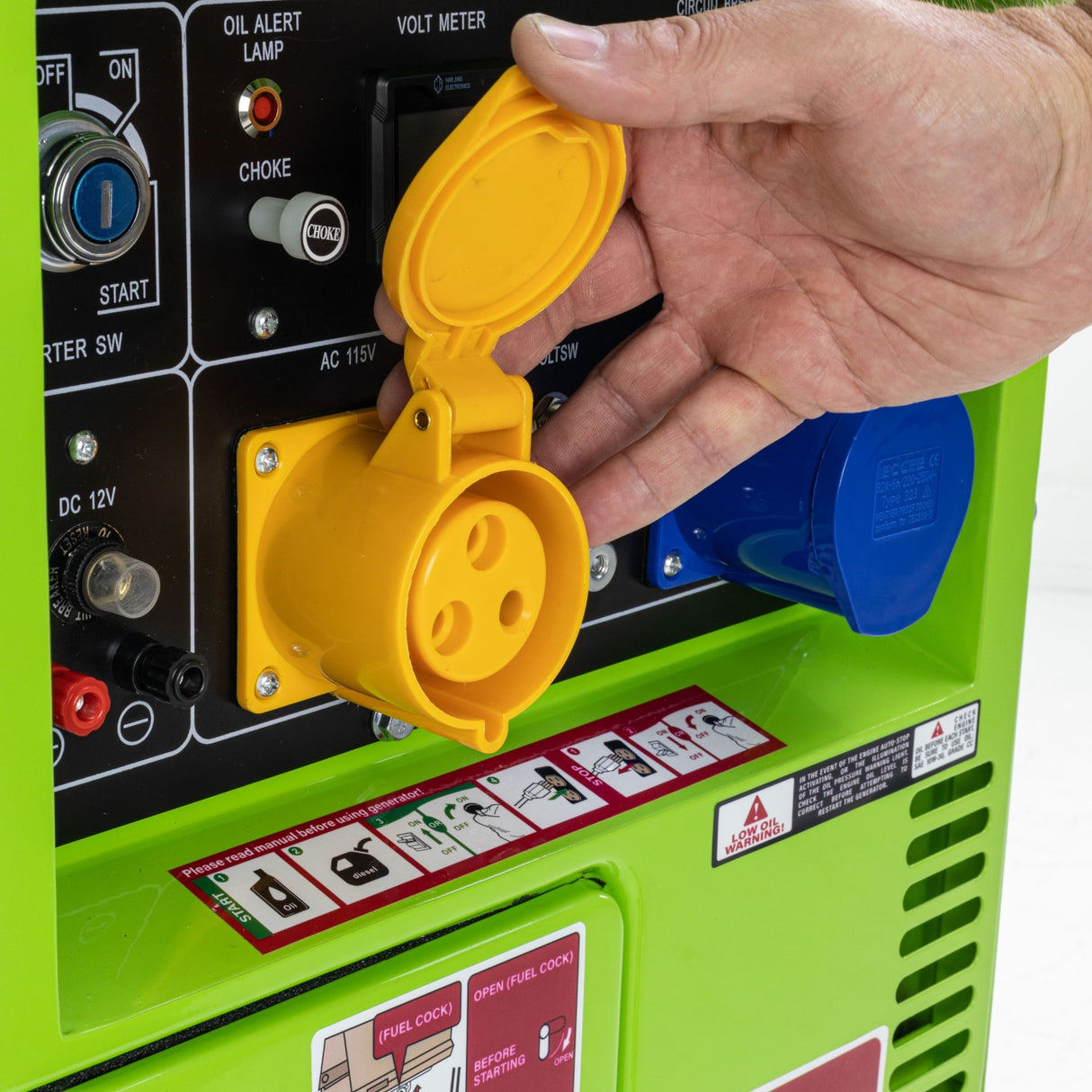 SIP MEDUSA T5500 Diesel Generator Silenced 5.5kW AVR Mobile IP-25153
