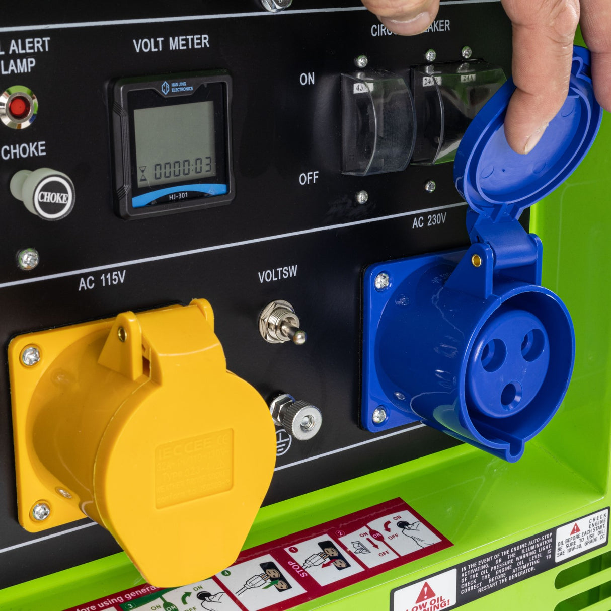 SIP MEDUSA T5500 Diesel Generator Silenced 5.5kW AVR Mobile IP-25153