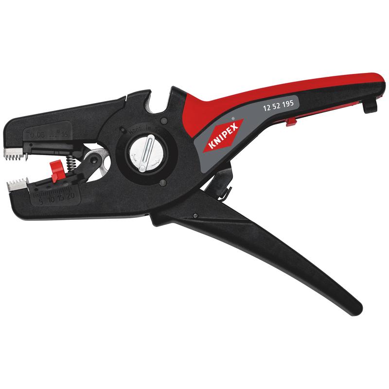 KNIPEX 12 52 195 SB PRECISTRIP16® AUTOMATIC INSULATION STRIPPER, 190MM